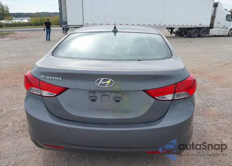 2012 Hyundai Elantra Gls from USA, damaged, VIN 5NPDH4AE8CH101130